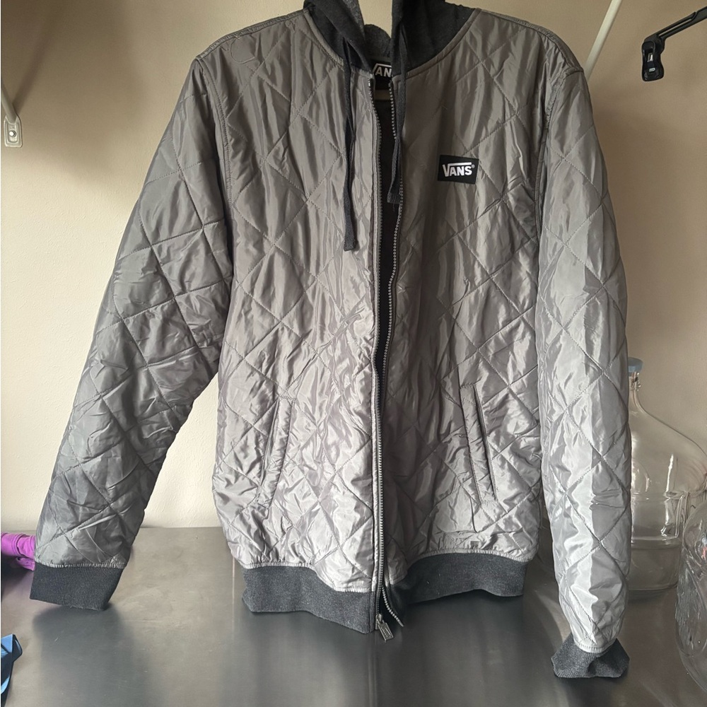 Vans Charcoal Quilted Jacket